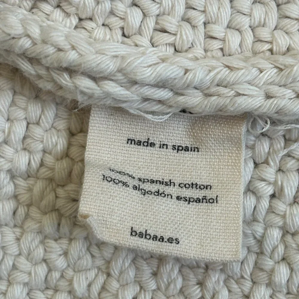 BaBaa Cardigan No4 Open Drape Dense Weave Long Sleeve Natural Casual Women - Picture 6 of 9